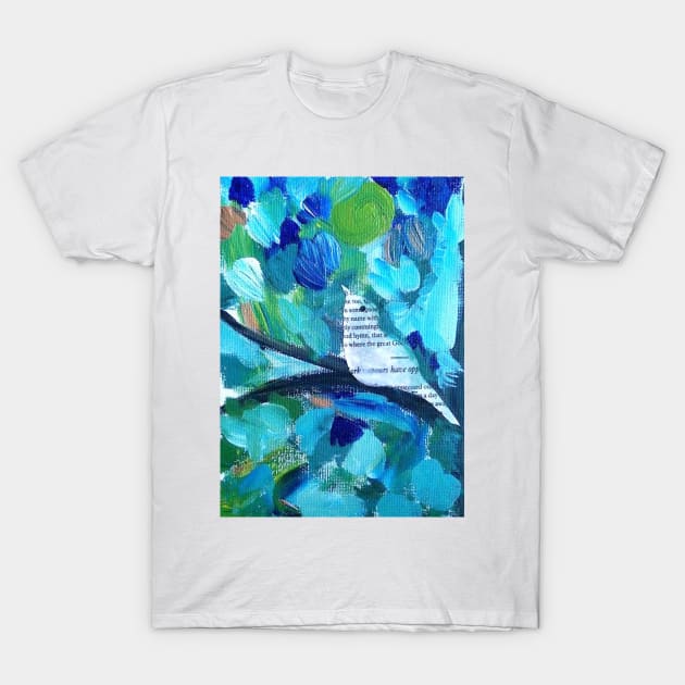 Poem Bird T-Shirt by drknice